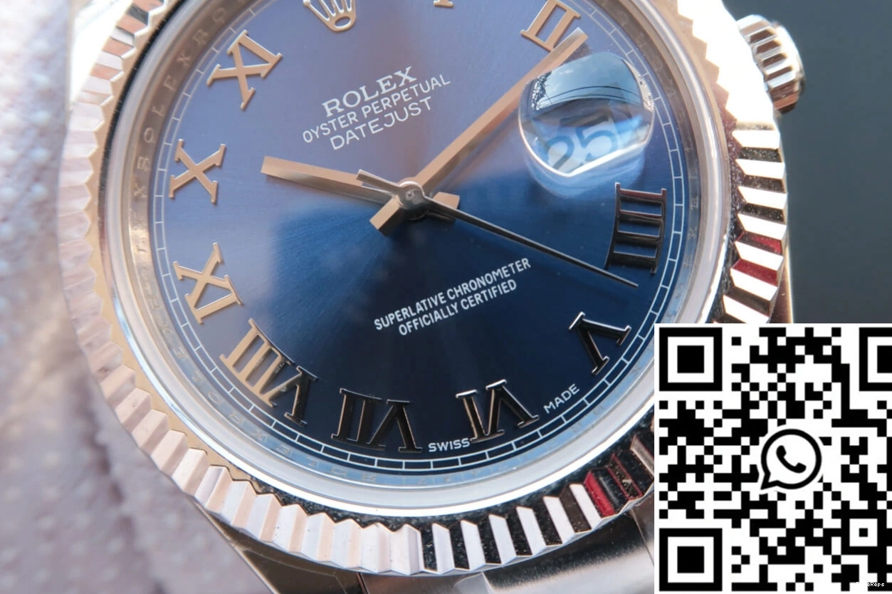 Factory EW Rolex Datejust Blue Dial 116334 0105